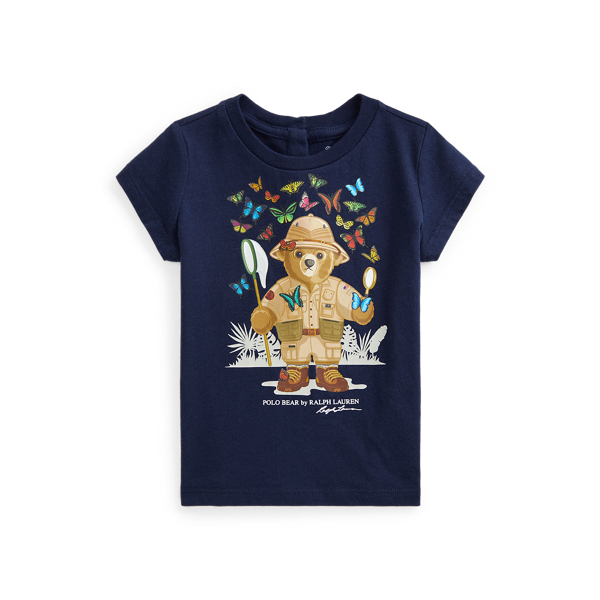 Polo Bear katoenen jersey T-shirt Baby Girl in 1