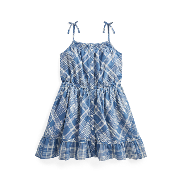 Plaid Cotton Dress GIRLS 1.5-6.5 YEARS em 1