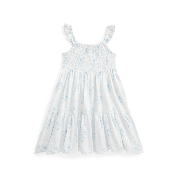 Floral Tiered Cotton Jersey Dress GIRLS 1.5-6.5 YEARS 1
