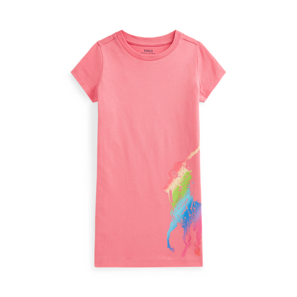 Big Pony Cotton Jersey T-Shirt Dress Girls 1.5-6.5 Years 1