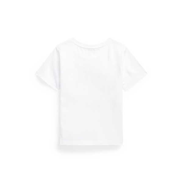 White Logo Cotton Jersey Tee Girls 1.5-6.5 Years 2