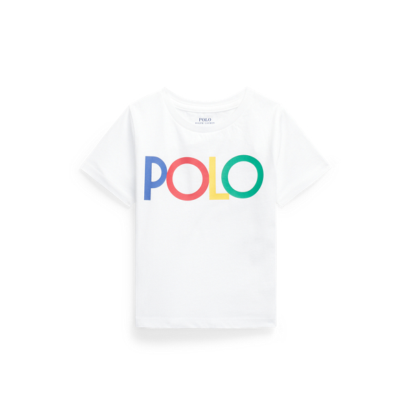 Katoenen jersey T-shirt met logo Girls 1.5-6.5 Years in 1