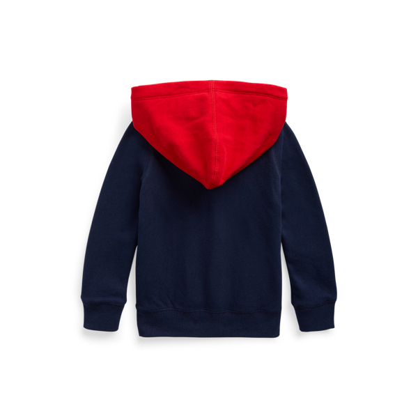 Refined Navy Logo Fleece Hoodie Girls 1.5-6.5 Years 2