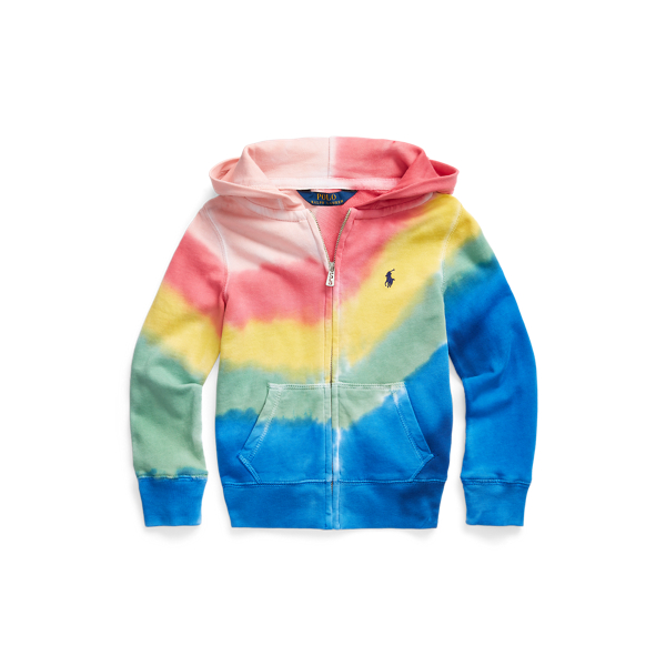 Felpa con cappuccio e cerniera tie-dye Girls 1.5-6.5 Years in 1