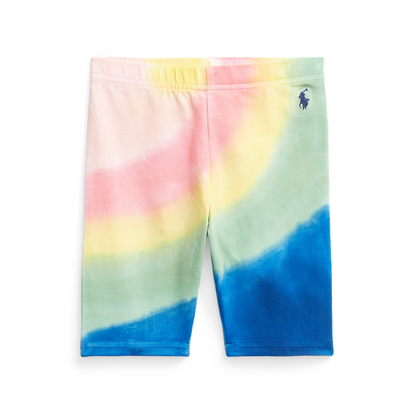 Tie-Dye Stretch Jersey Bike Short Girls 1.5-6.5 Years 1