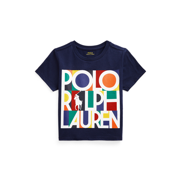 Katoenen jersey T-shirt met logo Girls 1.5-6.5 Years in 1