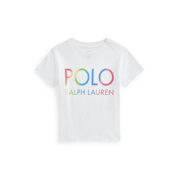 Maglietta jersey di cotone con logo Girls 1.5-6.5 Years in 1