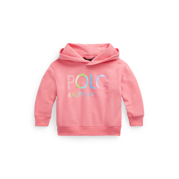 Ombre Logo Fleece Hoodie Girls 1.5-6.5 Years 1