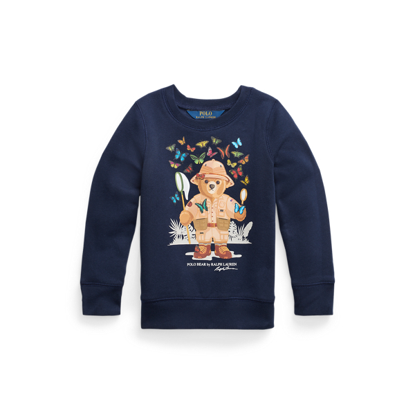 Polo Bear Fleece Sweatshirt Girls 1.5-6.5 Years 1