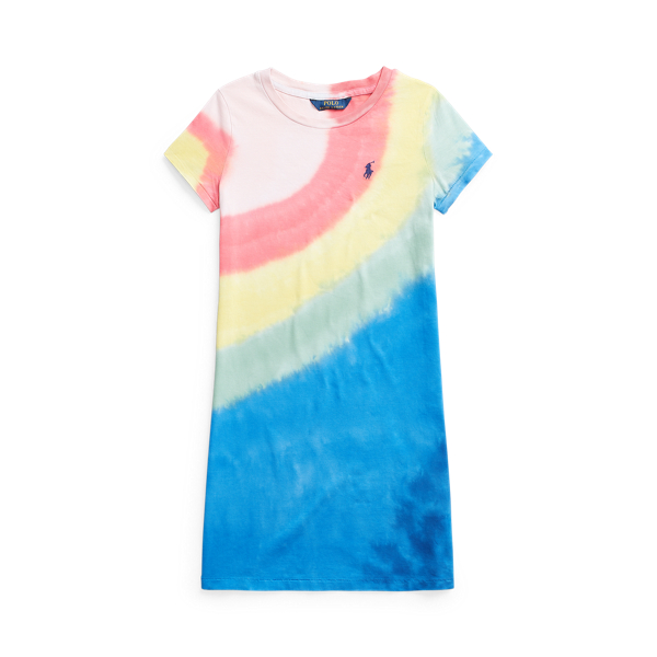 Robe t-shirt en jersey de coton tie-dye Girls 7-14 Years en 1