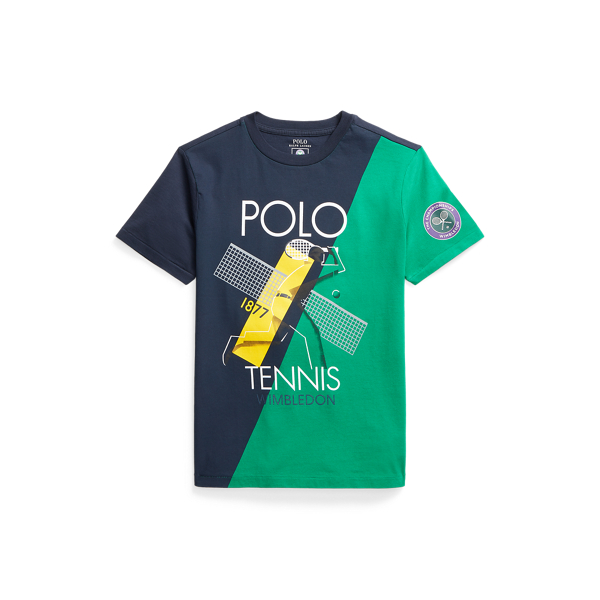 Wimbledon Cotton Graphic Tee Boys 6-14 Years 1