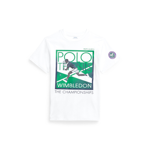 Camiseta&nbsp;de algod&oacute;n&nbsp;estampada Wimbledon Boys 6-14 Years en 1