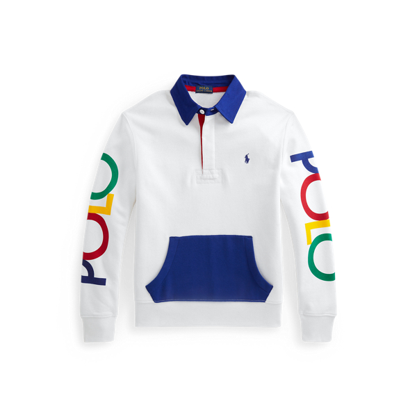 Rugby sweatshirt met logo BOYS 6-14 YEARS in 1
