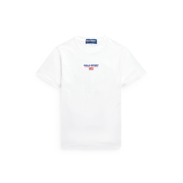 T-shirt Polo Sport jersey de coton BOYS 6-14 YEARS en 1