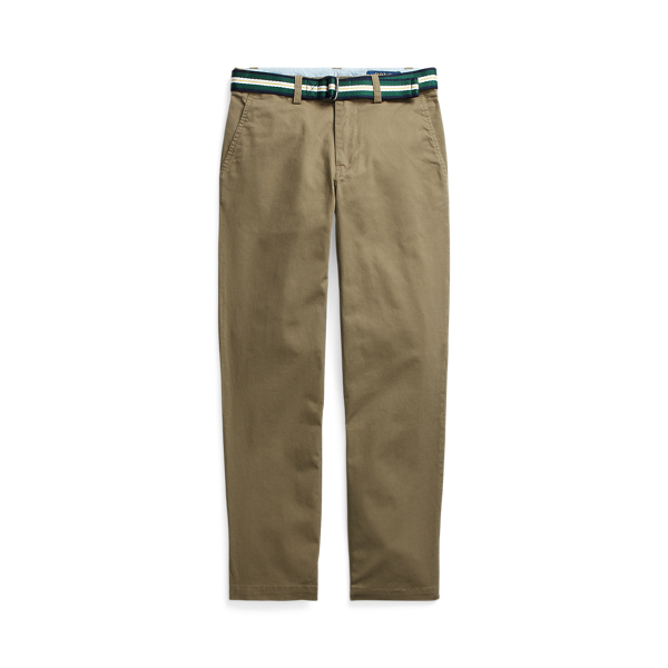 Slim-Fit Stretch-Twillhose mit G&uuml;rtel Boys 6-14 Years in 1