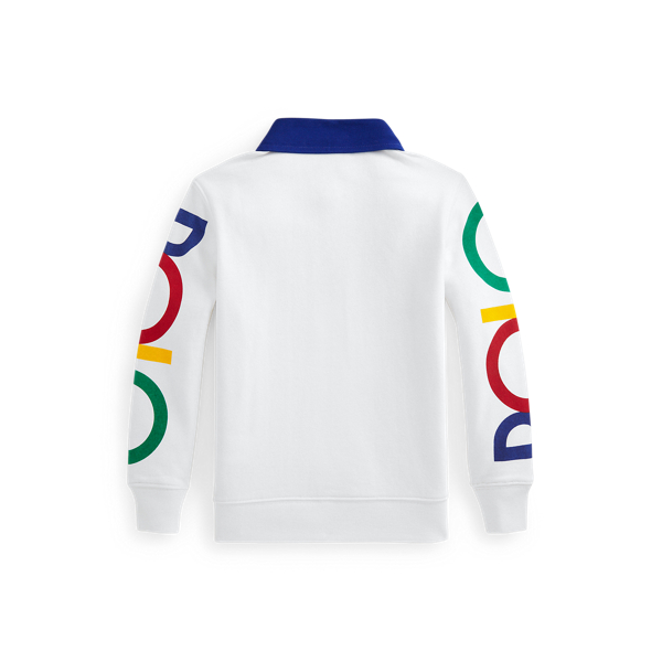 White Logo Rugby Sweatshirt Boys 2-7 2