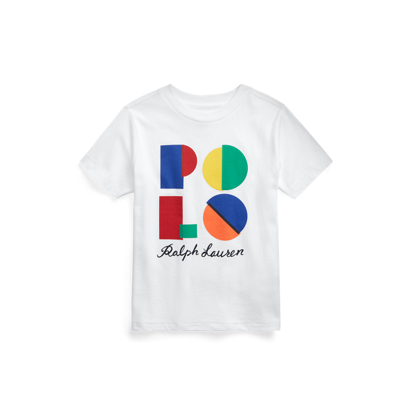 Logo Cotton Jersey Tee Boys 1.5-6 Years em 1