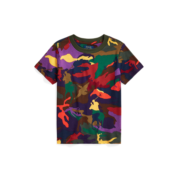 Polo Pony Camo Cotton Jersey T-Shirt Boys 1.5-6 Years 1