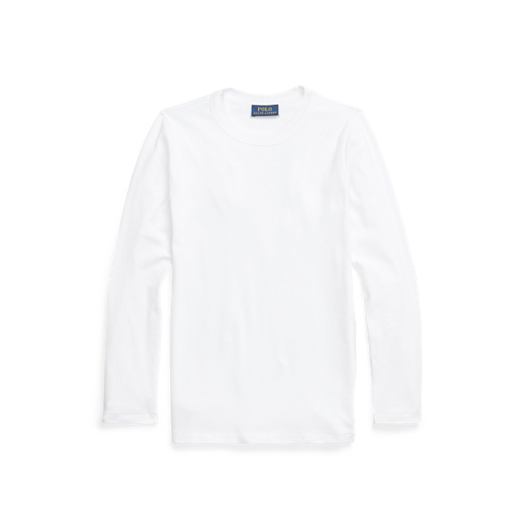 Katoenen crewneck shirt met armbandmouw Polo Ralph Lauren in 1