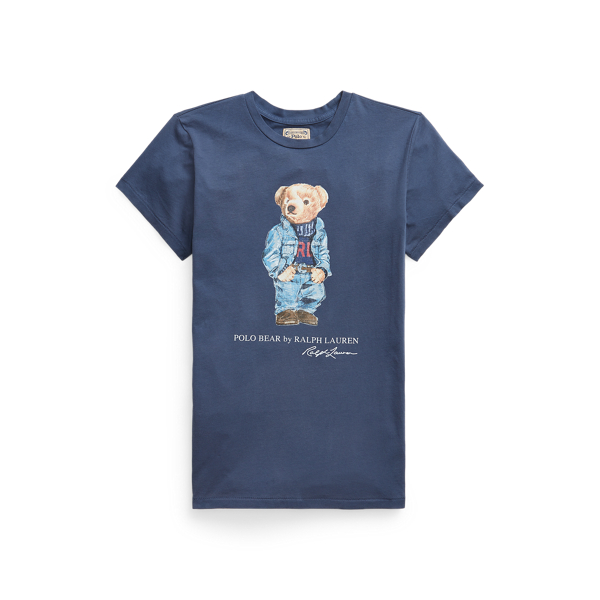 T-shirt met ronde hals en Polo Bear
