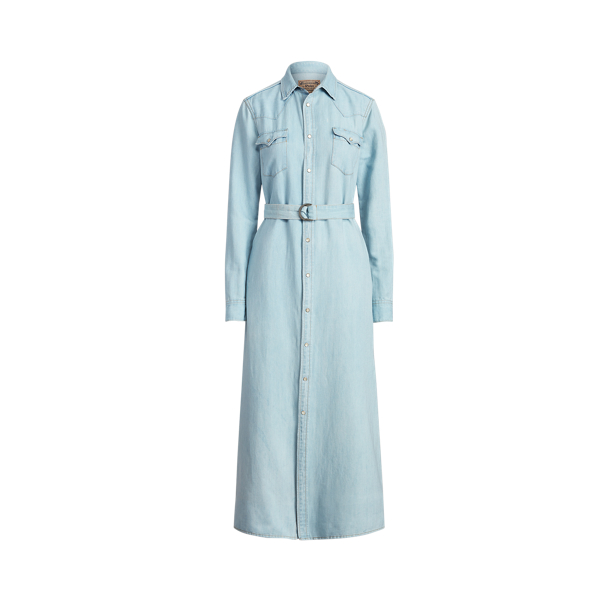 Denim A-Line Shirtdress Polo Ralph Lauren 1