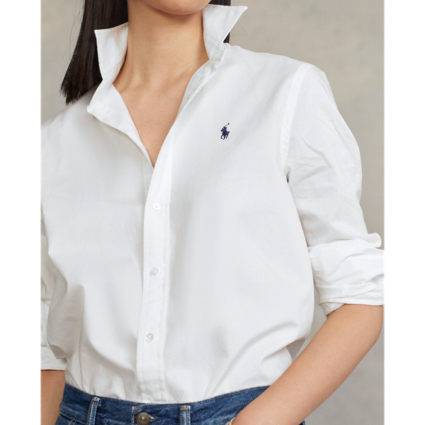 Relaxed Fit Cotton Twill Shirt for Women | Ralph Lauren® KW