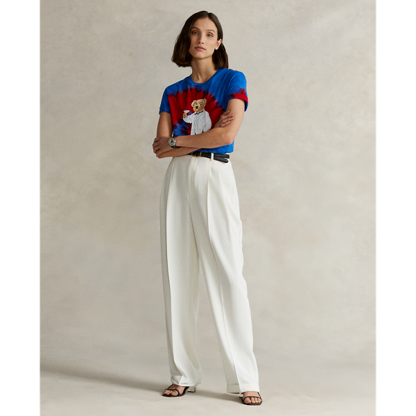 Polo Bear tie-dye T-shirt Polo Ralph Lauren in Spiral Royal And Red 4