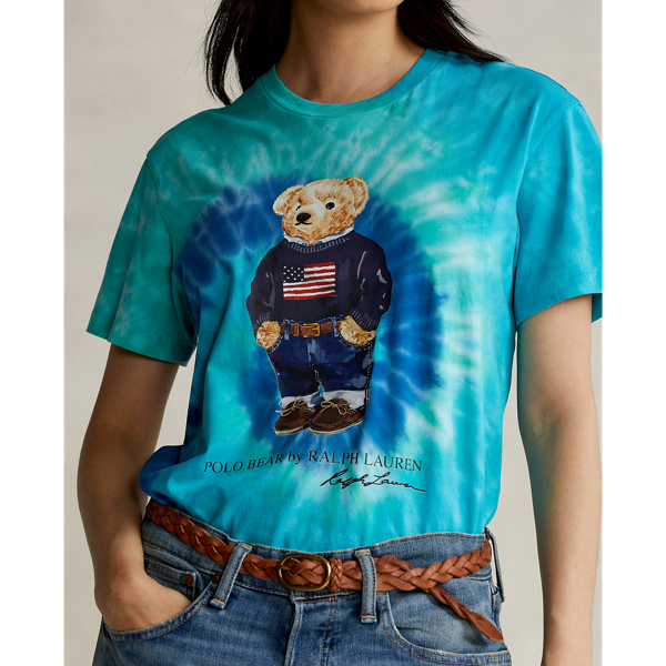 【POLO RALPH LAUREN】CUSTOM SLIM POLO BEAR TIE-DYE T-SHIRT Custom Slim Polo Bear Tie-Dye T-Shirt for Men | Ralph Lauren® OM