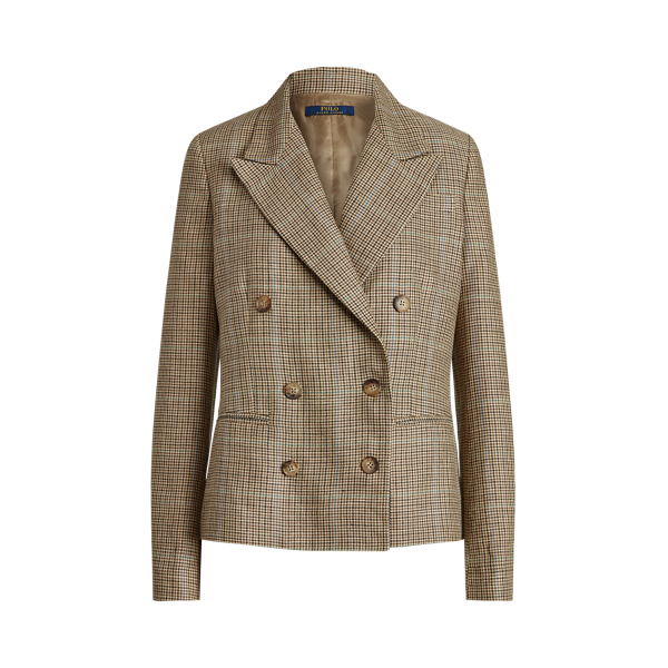 Houndstooth Double-Breasted Blazer Polo Ralph Lauren 1