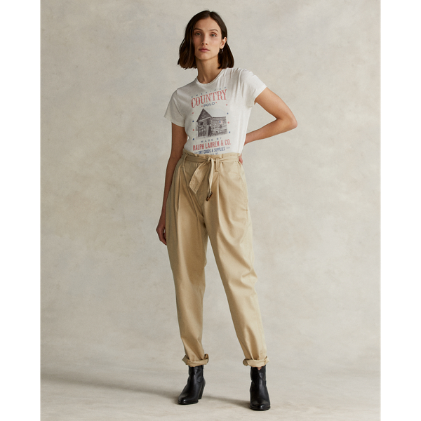 Jersey-T-Shirt mit L&auml;nder-Polo-Logo Polo Ralph Lauren in Nevis 3