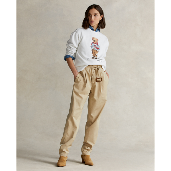 Sweatshirt mit Bandana Polo Bear Polo Ralph Lauren in Wei&szlig; 4