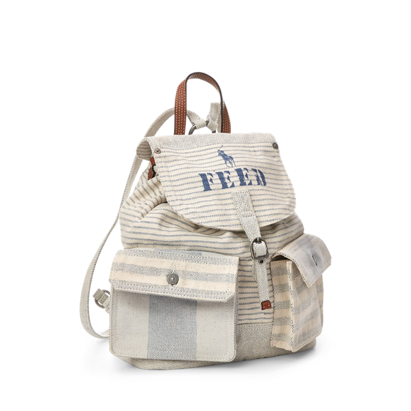 Blue Multi Polo x FEED Backpack Polo Ralph Lauren 3