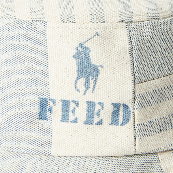 Blue Multi Polo x FEED Bucket Hat Polo Ralph Lauren 3