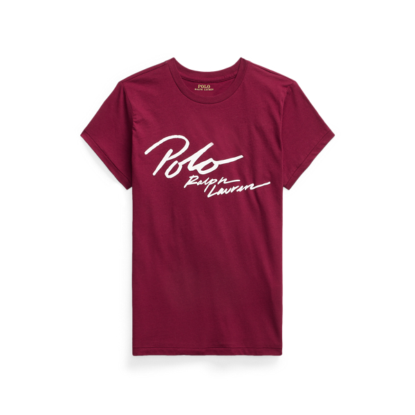 Cotton Jersey Logo Tee Polo Ralph Lauren 1