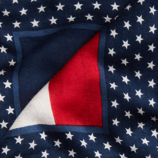 Navy Multi Polo Bear Flag Scarf Polo Ralph Lauren 3