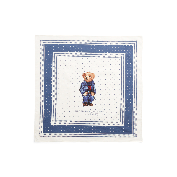 Cream Multi Polo Bear Cotton Bandanna Polo Ralph Lauren 2
