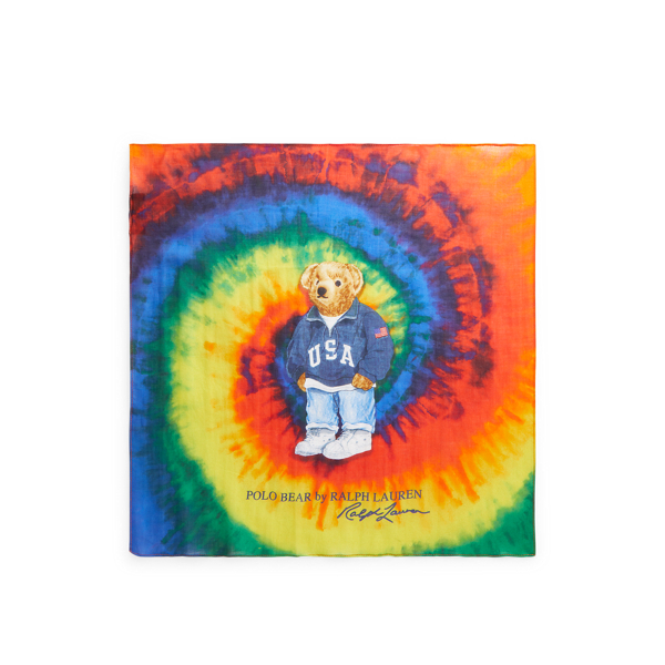 Multi Tie-Dye Polo Bear Cotton Bandana Polo Ralph Lauren 2