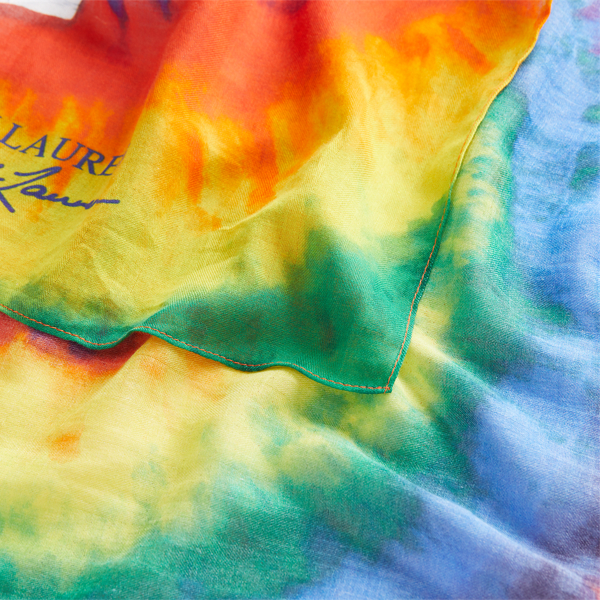Multi Tie-Dye Polo Bear Cotton Bandana Polo Ralph Lauren 3
