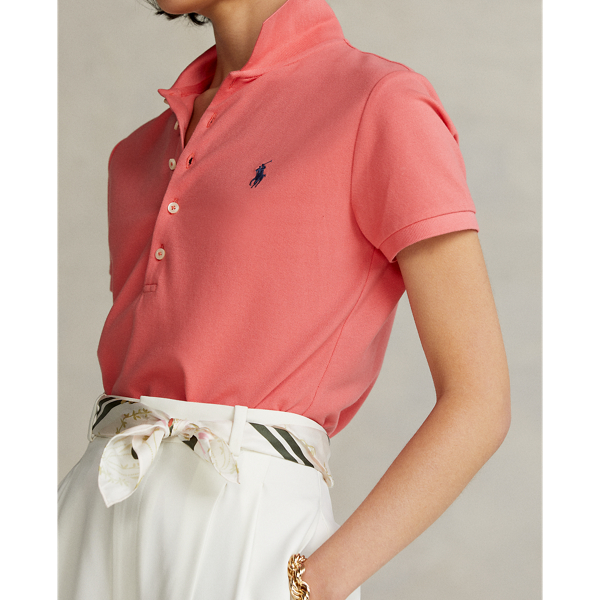 Ruby Coral Slim Fit Polo Shirt Polo Ralph Lauren 6