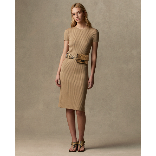 Abito in lana e seta maniche ad aletta da donna Ralph Lauren® IT