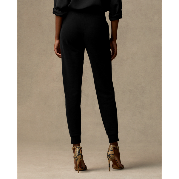 Pantalon de jogging Taryn coton &eacute;ponge Ralph Lauren Collection en Noir 5