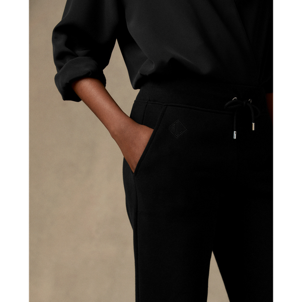 Pantalon de jogging Taryn coton &eacute;ponge Ralph Lauren Collection en Noir 6