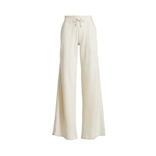 Cotton-Blend-Fleece Palazzo Trouser Ralph Lauren Collection 1