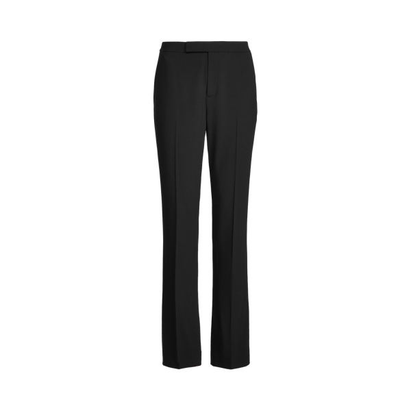 Black Seth Stretch Wool Crepe Trouser Ralph Lauren Collection 2