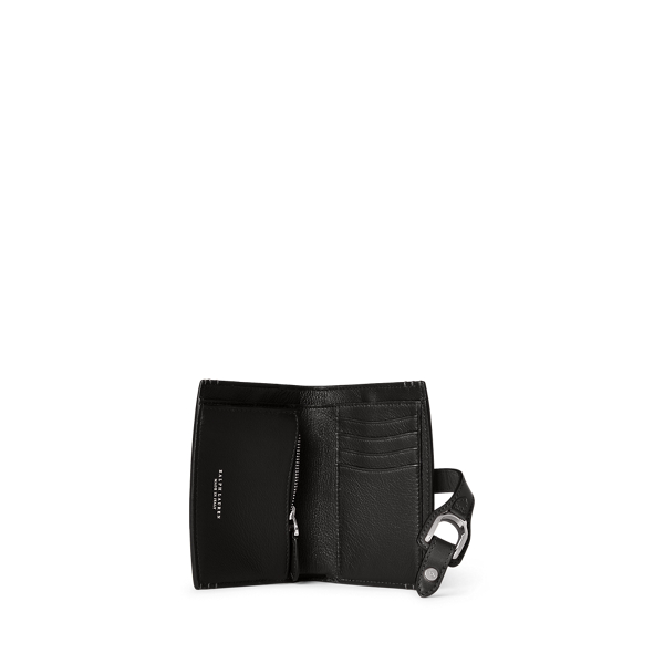 Kalbslederbrieftasche Welington Ralph Lauren Collection in Schwarz 3