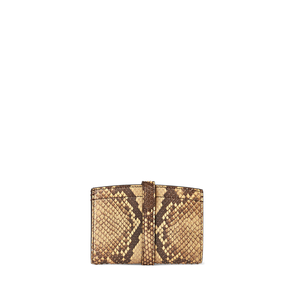 Tan Python Welington French Wallet Ralph Lauren Collection 2