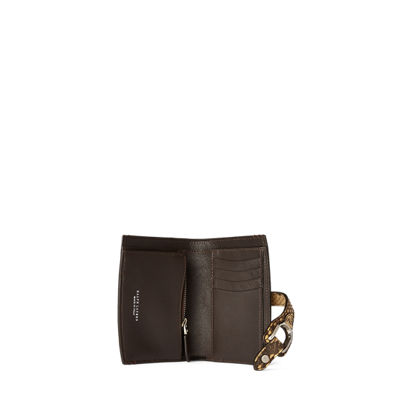 Tan Python Welington French Wallet Ralph Lauren Collection 3
