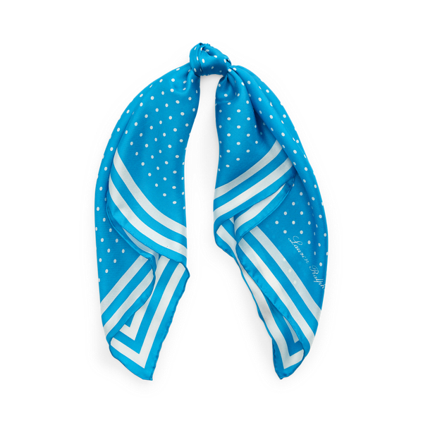 Kara Silk Twill Square Scarf Lauren 1