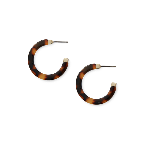 Tortoiseshell Hoop Earrings for Women | Ralph Lauren® UK