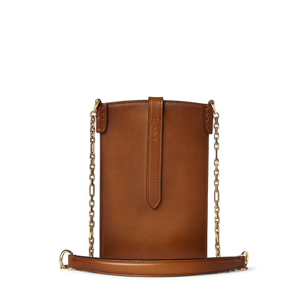 Gold Burnished Leather Welington Phone Case Ralph Lauren Collection 2